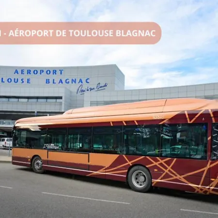 T2 - Bureau Wifi - Centre Ville Toulouse - Parking Gratuit 公寓 圖盧茲